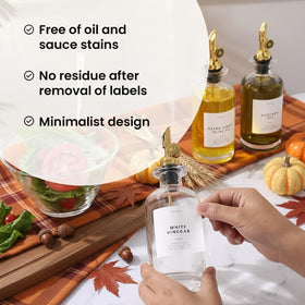 Molimoli glass dispenser detail emphasizes elegant kitchen accessory.