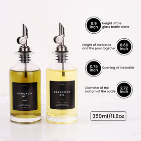 Molimoli included funnel helps fill bottles mess-free.