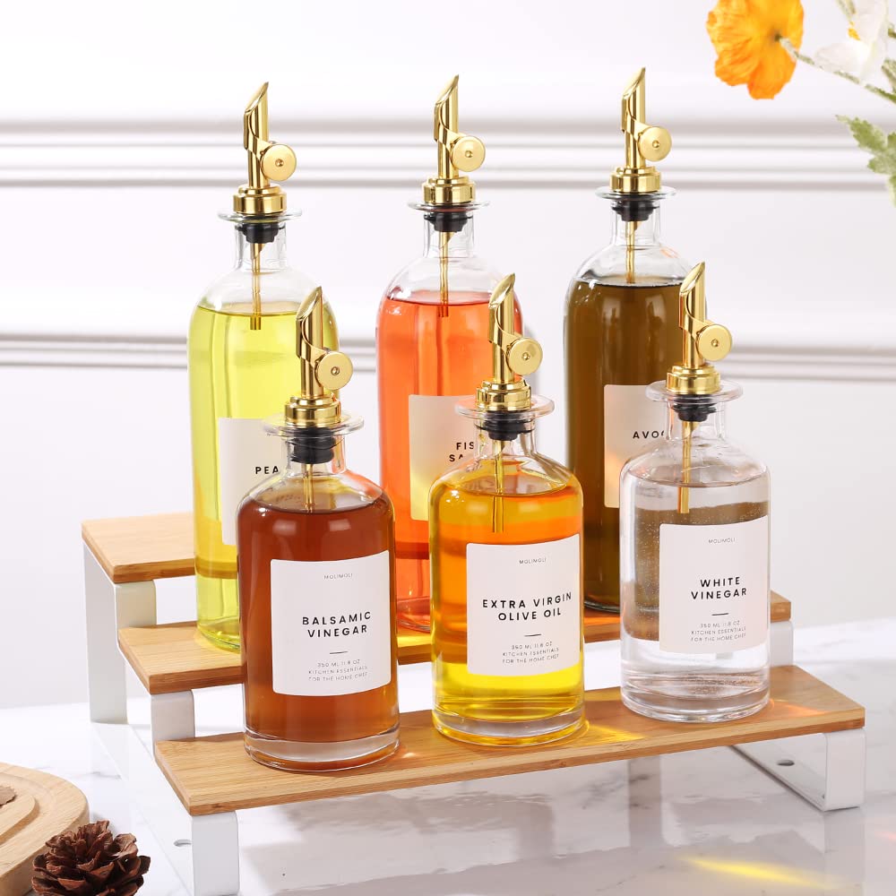 Molimoli versatile bottles for soy sauce, vinegar, and vinaigrettes