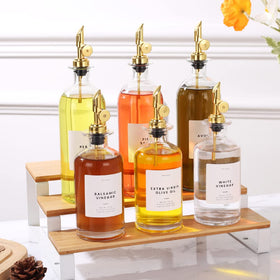 Molimoli versatile bottles for soy sauce, vinegar, and vinaigrettes