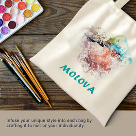 MOLOVA tote reusable alternative to disposable bags.