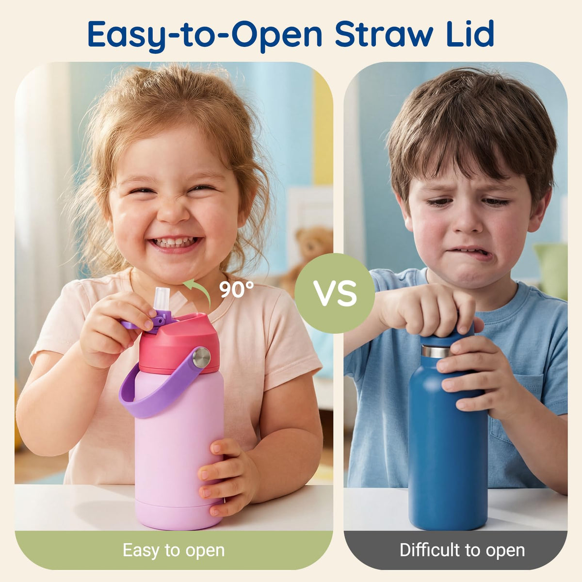 Mommore carry handle makes it easy for kids to grab and go.