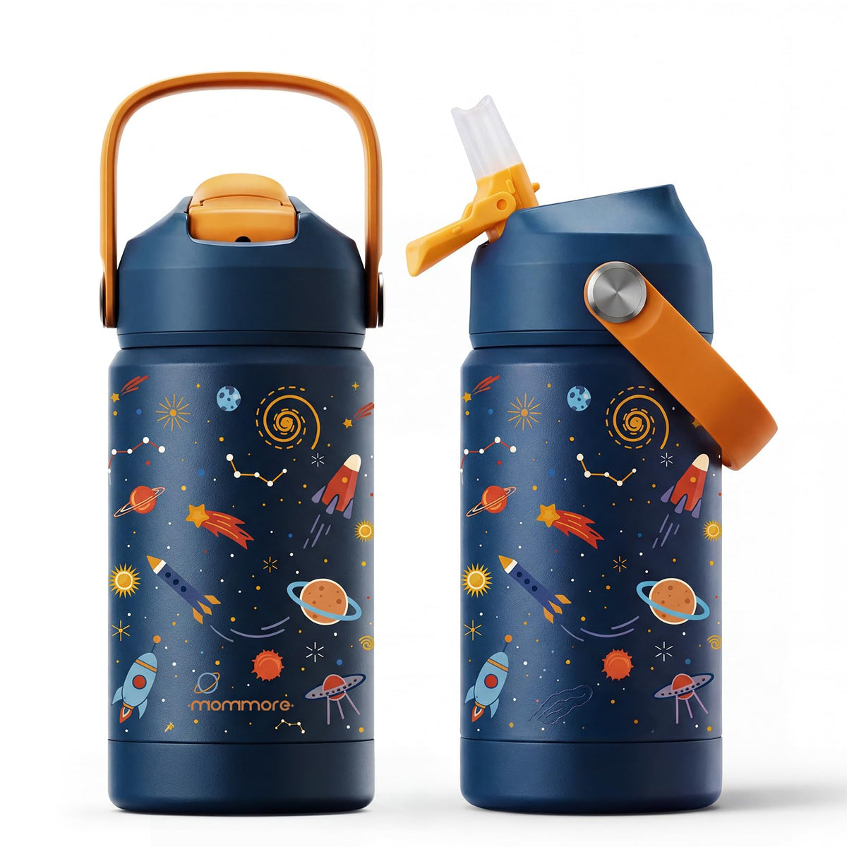 Mommore Kids Water Bottle 12oz insulated for all-day hydration on the go.