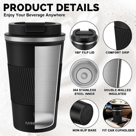 MOMSIV mug bottom features non-slip cushion for stable placement.