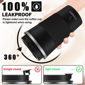 MOMSIV screw-on lid prevents spills during travel.