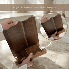 Moncur Home two-piece slot design provides stable support during cooking.