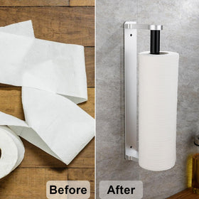 MONEER aluminum alloy towel holder offers rust-proof durability for kitchen or bathroom