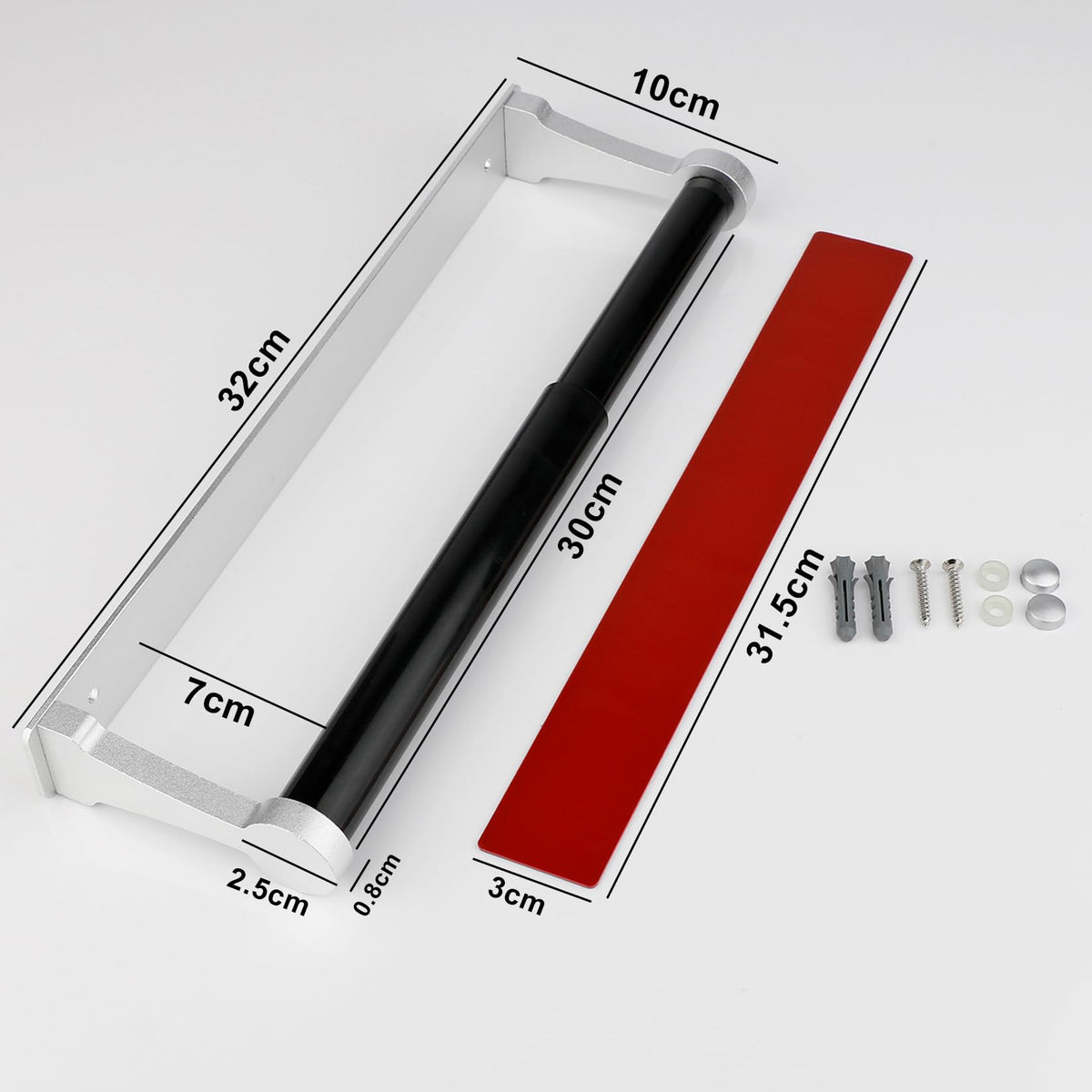 MONEER modern square design fits contemporary spaces while keeping towels organized