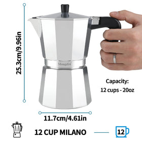 Easy pour spout and simple cleaning on Mongdio stovetop pot