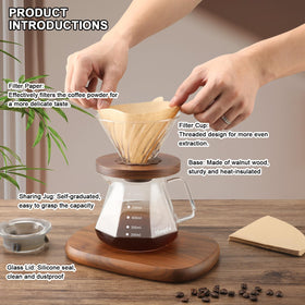 Mongdio 100-pack filters for clean, even extraction.