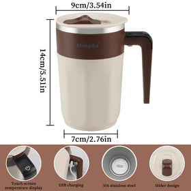 Mongdio spill-proof design keeps drinks contained while mixing