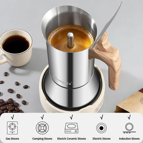 Mongdio wood-like handle finish enhances ergonomic grip
