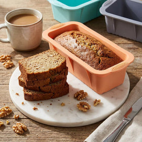 MONGSEW compact silicone loaf pan storage solution