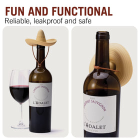 Monkey Business air-tight stopper preserves aromas and flavors in bottles