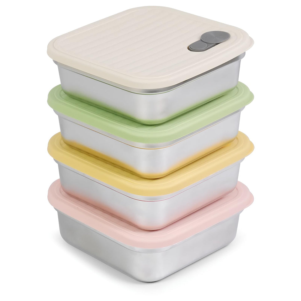 monoan 20oz sandwich container white — sturdy lunch box for daily meal prep and reuse.