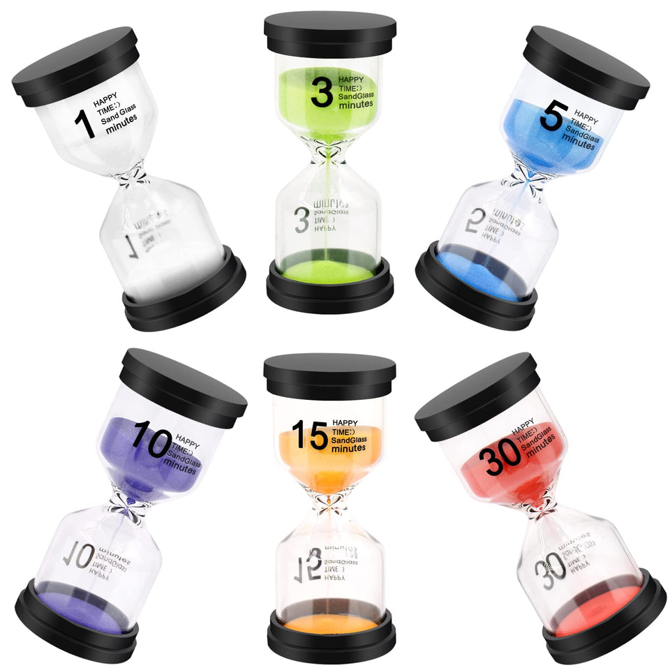 Monsin 1-minute multicolor sand timer for quick focus and classroom use.