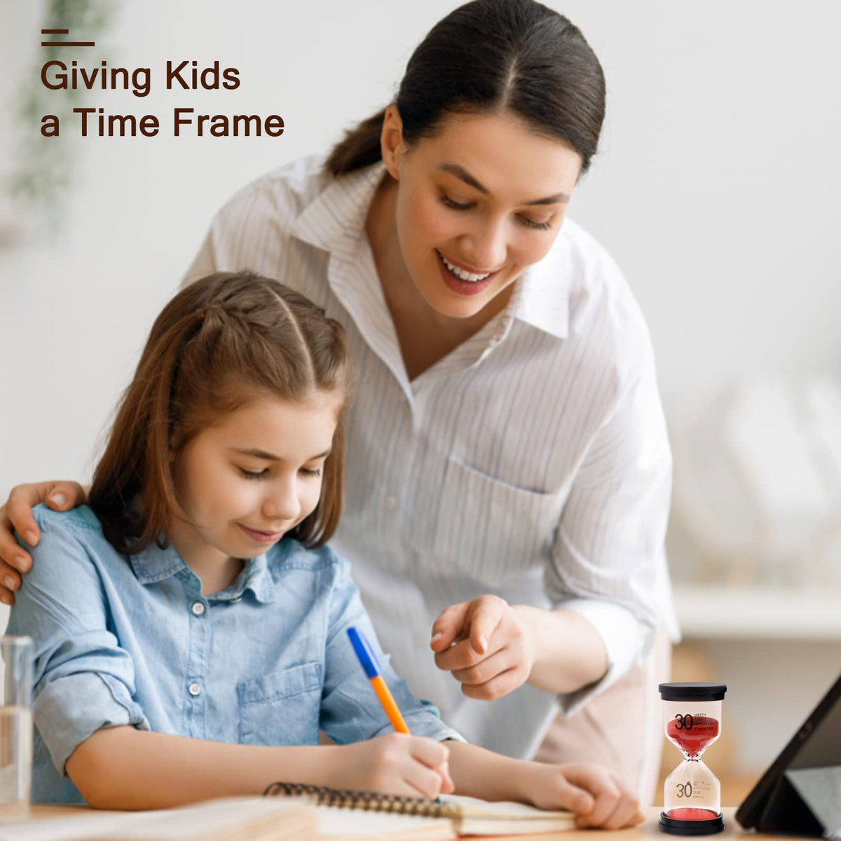 Monsin 15-minute multicolor sand timer suits study blocks and mindful breaks.