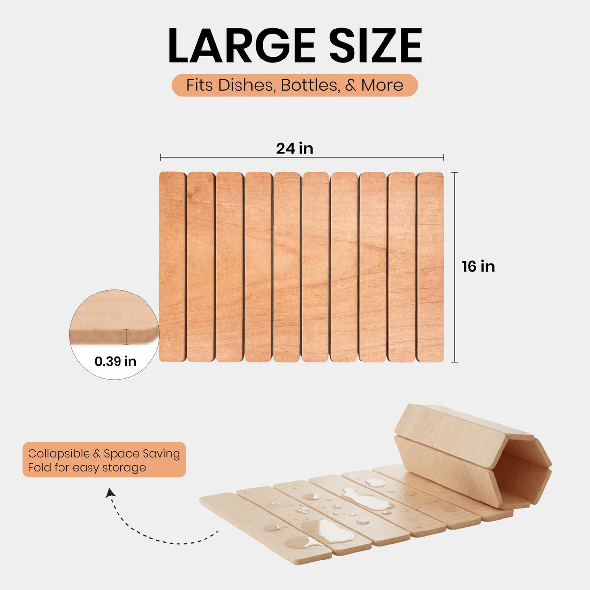 Monster Mat ultra-absorbent stone mat for cups and utensils drying