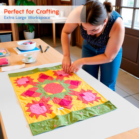 MonsterMat kitchen mat offers versatile use for chopping or crafts in busy spaces.