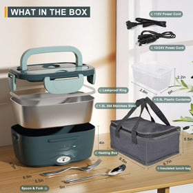 Monteka lunch box 1.5L stainless steel liner for durable meals
