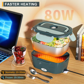 Monteka 3-in-1 adapters heat at home, office, or on road
