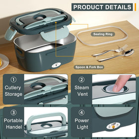 Monteka leak-proof latch system keeps meals secure during travel