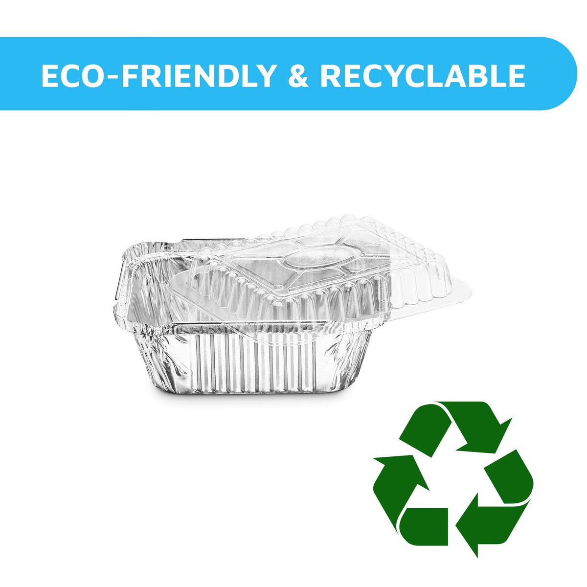 MontoPack edge-seal foil pans show one-handed freshness seal for leftovers