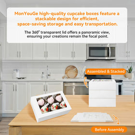 MonYouGe multipurpose box suitable for cookies pastries and desserts