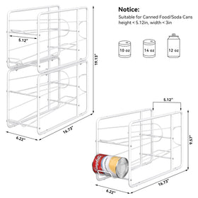 MOOACE sturdy non-slip pads keep the rack stable on countertops.