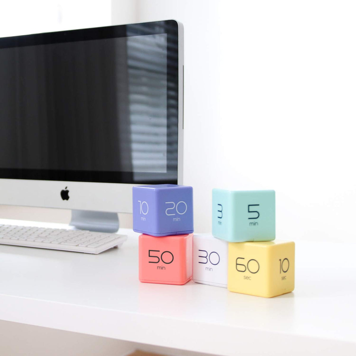 mooas Cube Timer Mint color palette highlighting mint color