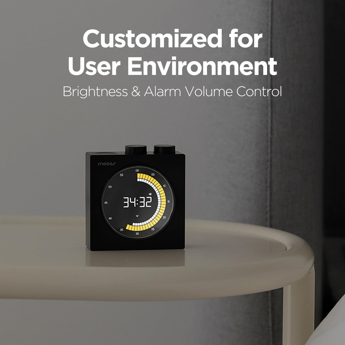 mooas Time Loop eco mode extends battery life for daily use.