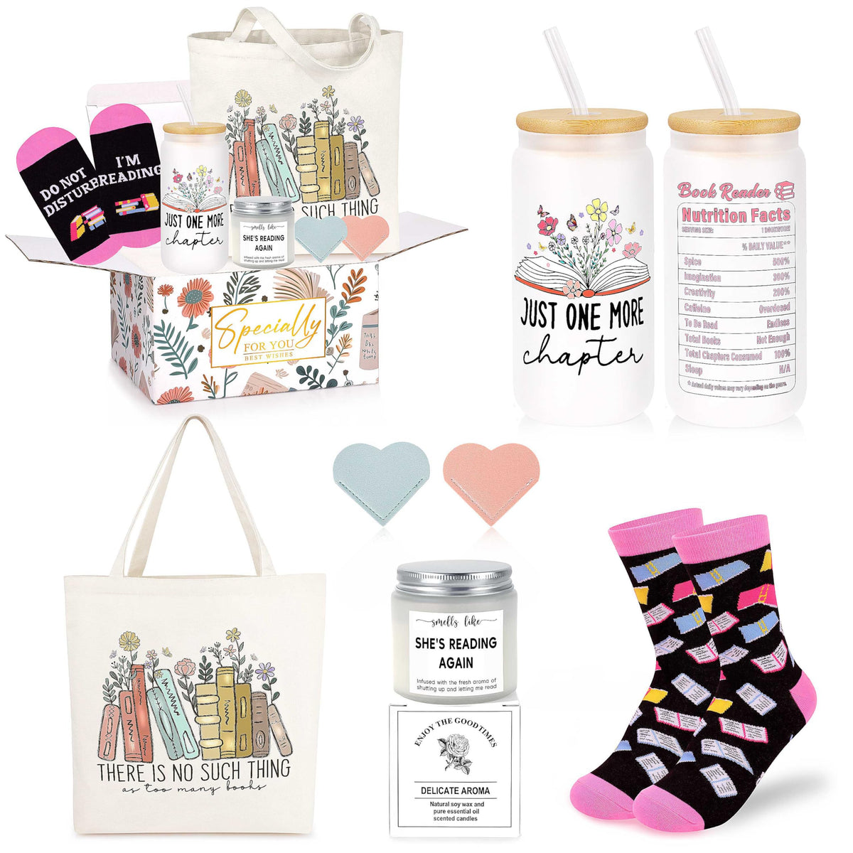 MOOGEEN book lovers cup with lid and straw for spill-free reading