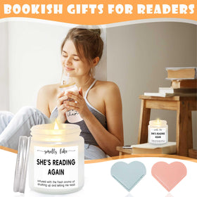 MOOGEEN plant wax candle for a calm reading atmosphere