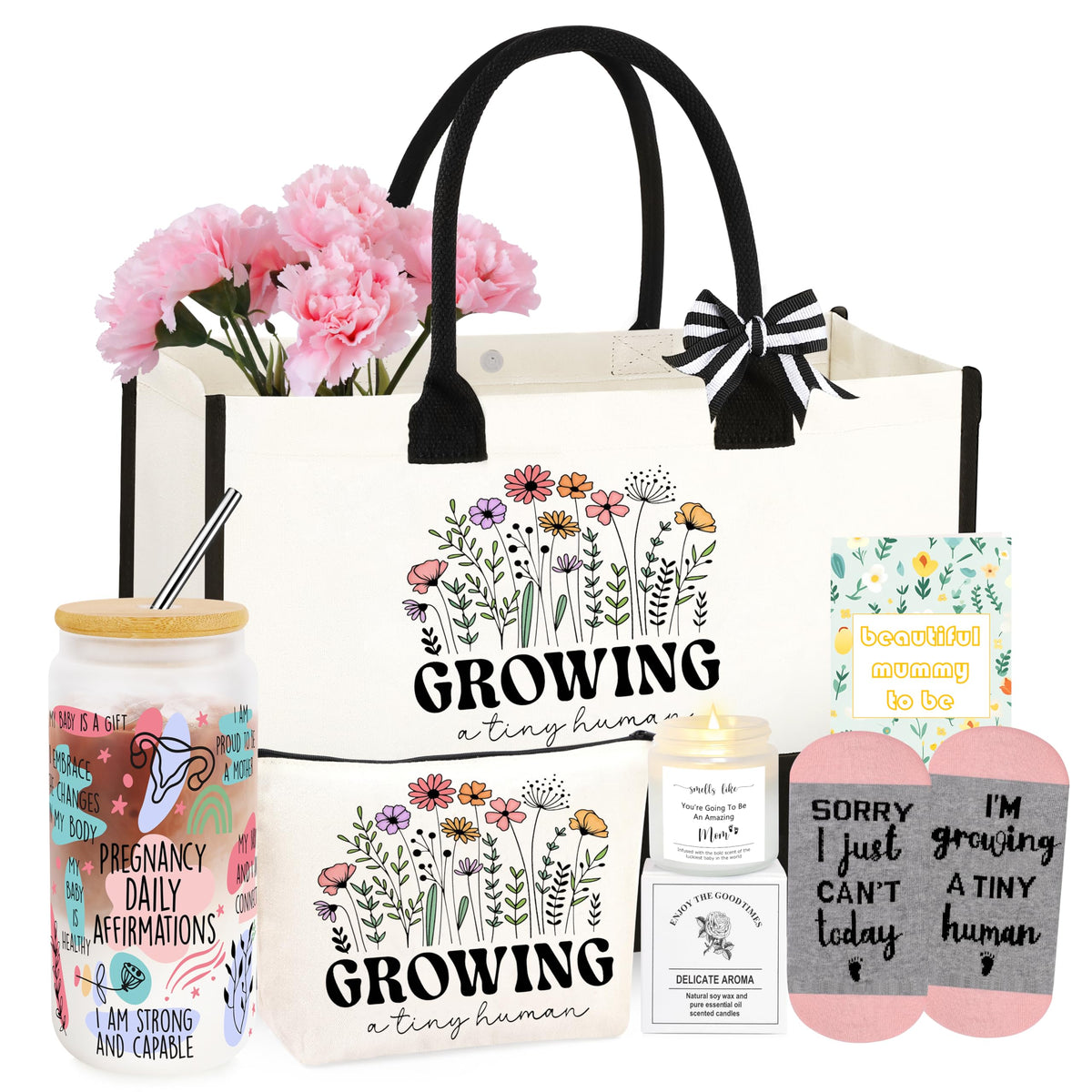 MOOGEEN tote bag: durable, stylish everyday use for mom-to-be.