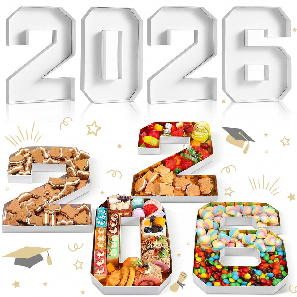 Mooliwe 2026 fillable numbers display package for elegant tray presentation.