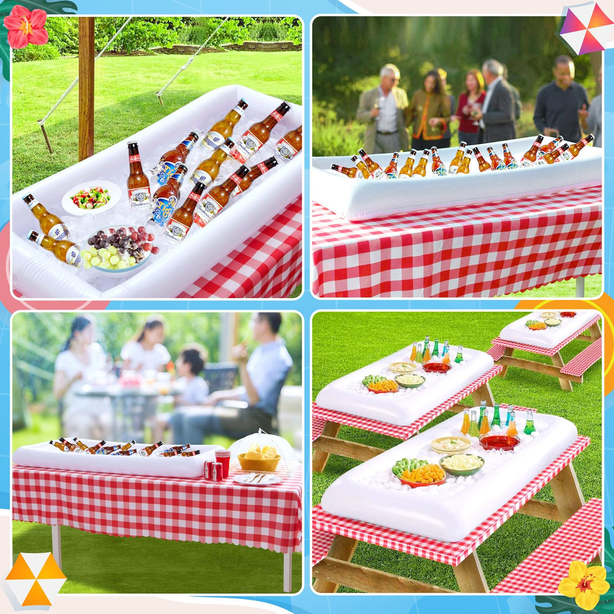 Moon Boat set includes pump for fast inflation and easy deflation