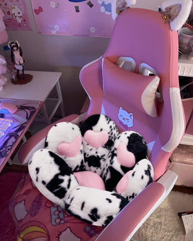 Moonbeek i cat paw cushion chair suited for gamer desk setups