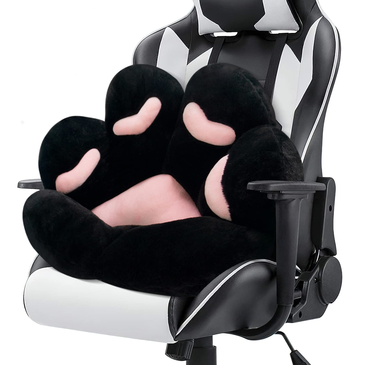 MOONBEEKI cat paw cushion chair shows plush surface for cozy lounging.