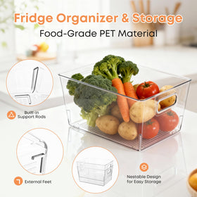 Moonedge closet organization with uniform bins for seasonal wardrobe storage.