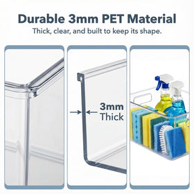 Moonedge bins feature ergonomic handles for easy lifting