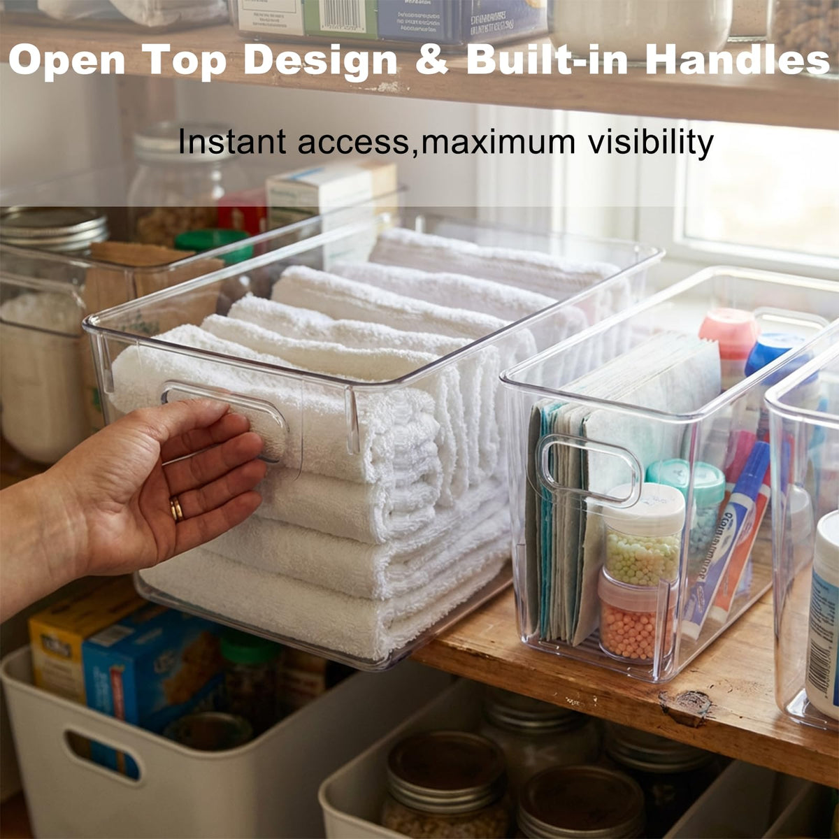 Moonedge open-top design enables quick grab-and-go access