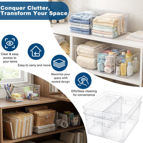 Moonedge bins for pantry or fridge keep items accessible and visible