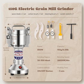 Moongiantgo grinder in use emphasizing quick results.