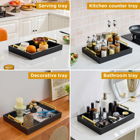 Moonlit Pond easy-clean tray simplifies quick refreshes with a damp cloth.