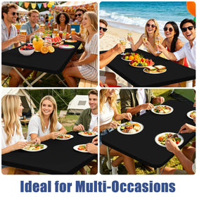 Moosfor 2-pack tablecloths; convenient for hosting several setups.