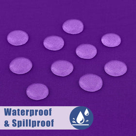 Moosfor stretch tablecloth with wrap-around fit for banquet settings.