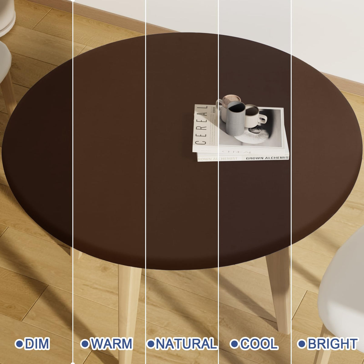 Moosfor 36-44 inch compatibility fits round dining setups or picnic scenes.