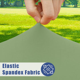Moosfor tablecloth beads water for easy cleanup.