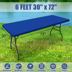 Moosfor Spandex tablecloth suits camping trips and festive parties
