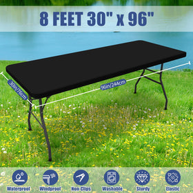 Moosfor spandex tablecloth banquet-ready coverage for parties.